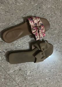 Cute Floral Slip-On Sandals Combo