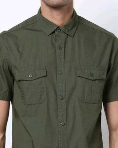 Olive Green Casual Shirt