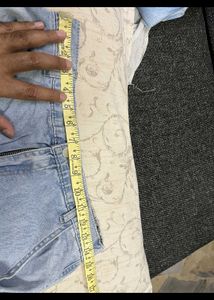 Light Wash Denim Joggers