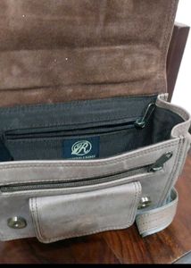 Vintage Leather Messenger Bag