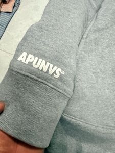 AAPE 🦍A Bathing Ape Grey Fleece Hoodie