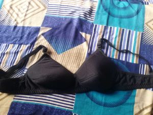 Black Padded Bra