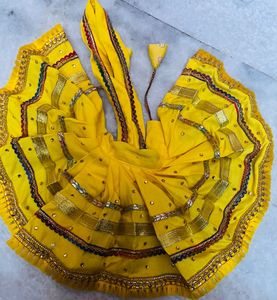 Laddu Gopal Fancy Dress Colours Yellow Only 1 Dres