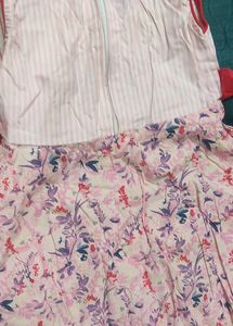 Kids Girls Cotton Frock Like New