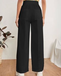 Elegant Black Wide Leg Pants