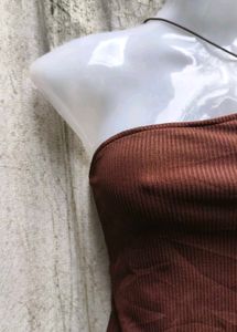 Brown Bodycon Mini Dress