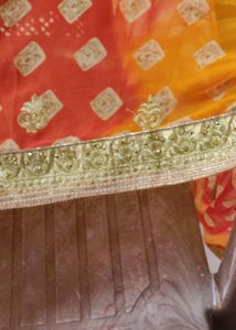 Bandhani Design Saree