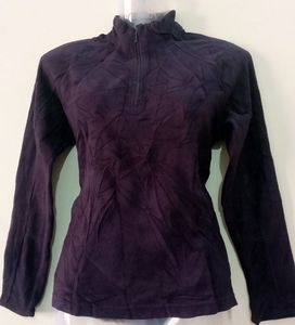 Wine💃 Colour Lightweight T-shirt Com Sweater