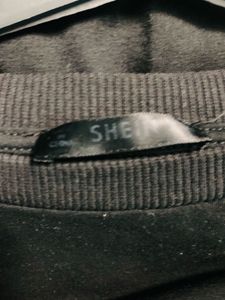 SheIn Urban Vintage Black Top