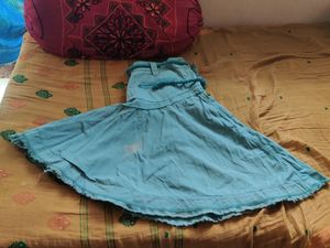 Denim Flared Skirt - One Of A Kind