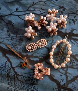 Pearl Hair Clip Set