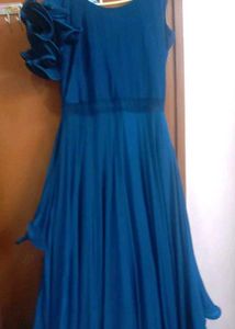 Blue Party Wear Gown