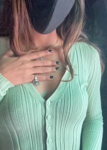 Mint Green Cropped Cardigan