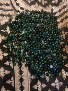 Green Agate Beads
