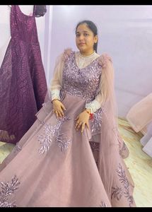 Party Wear Heavy Gown Not Even One Time Use