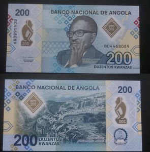 Angola 200 Kwanzas Polymer Banknote