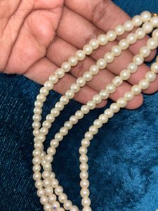 Elegant Pearl Necklace(handmade)