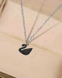 Grace in Black Necklace 🦋🤍🖤🦢