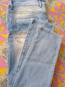 Fade Colour Ruuged Jeans 34 Waist