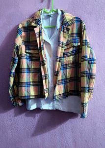 Plaid Flannel Jacket🎀✨