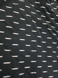 Black &amp; White Print Dress