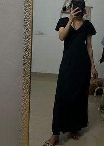 MARKS &amp; SPECER A-Line Black MAXI DRESS