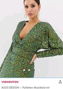 Asos Front Slit Dress