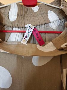 Koovs Polka Dot cotton Culottes