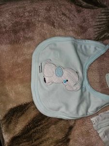 Baby Clothing Set - Hat, Bib, Top, Pants