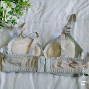 Flower Embroidery Bra