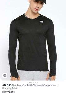 Adidas Men Solid Climacool T Shirt