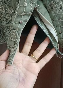 Designer Teal Green Festive Saree