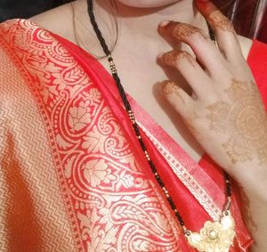 Red Banarasi light weight Saree with designer blou