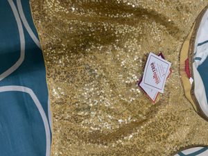 Gold Sequin Top
