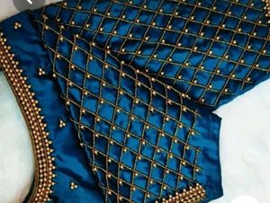 Sleeve Aari Work Blouse .Rs;1500 Only