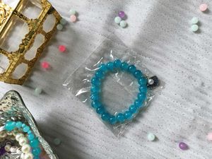 Pink Beaded Bracelet with Shell Charm