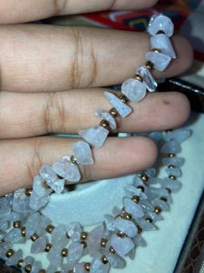 pure lavender Quartz necklace🫧🪸