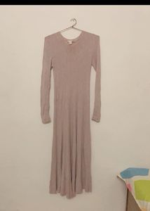 H&M Ribbed Flared Dress