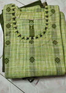 Green Kurta  Set