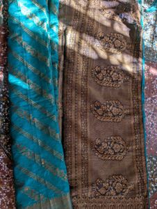 Elegant Striped Sari Blouse