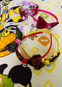 6 Colourful Bow Hair Bands