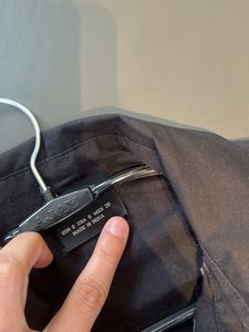 Black Shirt With Embroidery