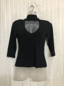 Kor@kor Black Stylish Top