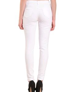 White Low Waist Jeans