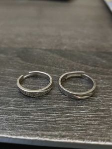 GIVA Vintage Sliver Couple Rings