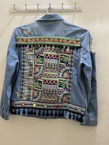 Denim Embroidered Jacket