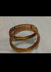 Gold Plated Bangle Set