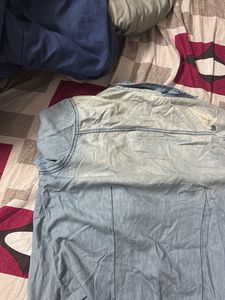Denim Button-Down Shirt