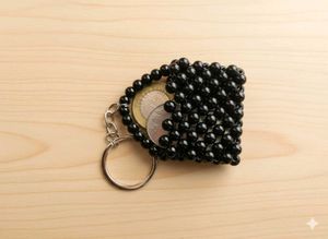 Handmade Beaded Keychain