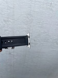 Black Silicon Apple Watch Strap